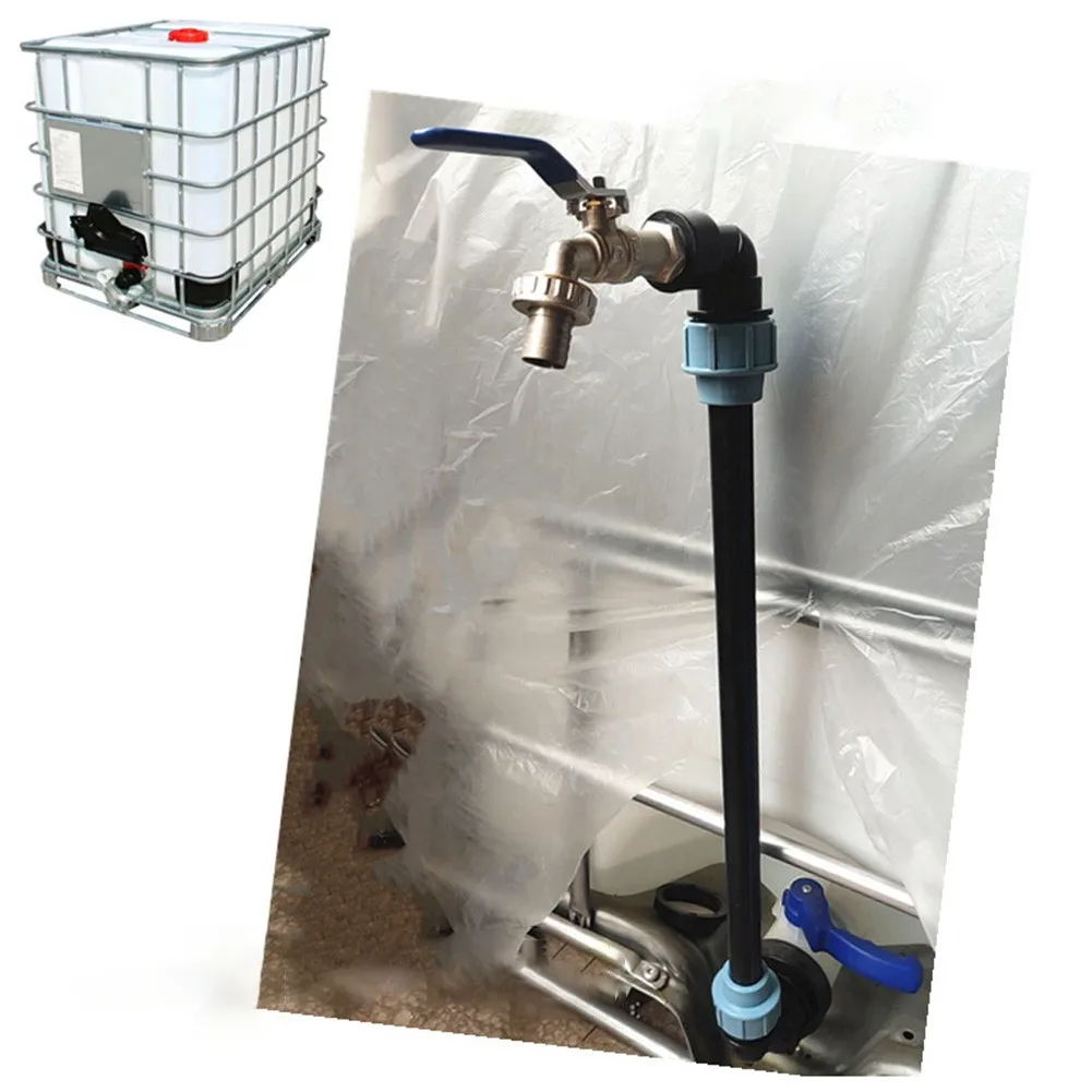 

Connector IBC 3/4 Tap Gooseneck Adapter Fittings Outlet Tap Rain Water Tank