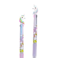 unicorn 3 color ball pen lovely multicolor ballpoint pen multifunctional color pen office school supplies stationery