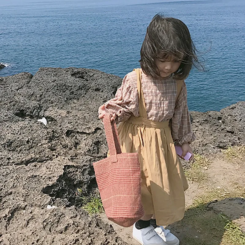 Новинка; Весенняя Юбка для маленьких девочек; От 1 до 7 лет для детей; милые детские однотонные юбки на лямках с эластичной резинкой на талии для маленьких девочек; повседневная одежда