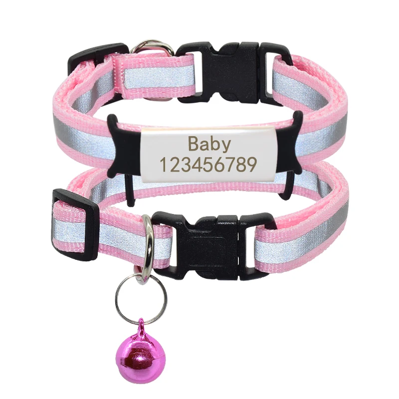 Персонализированные табличка ошейник для кота колье с колокольчиками
