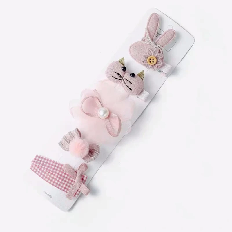 Новые модные галстуки бабочки заколки для волос девочек детские с мультяшным