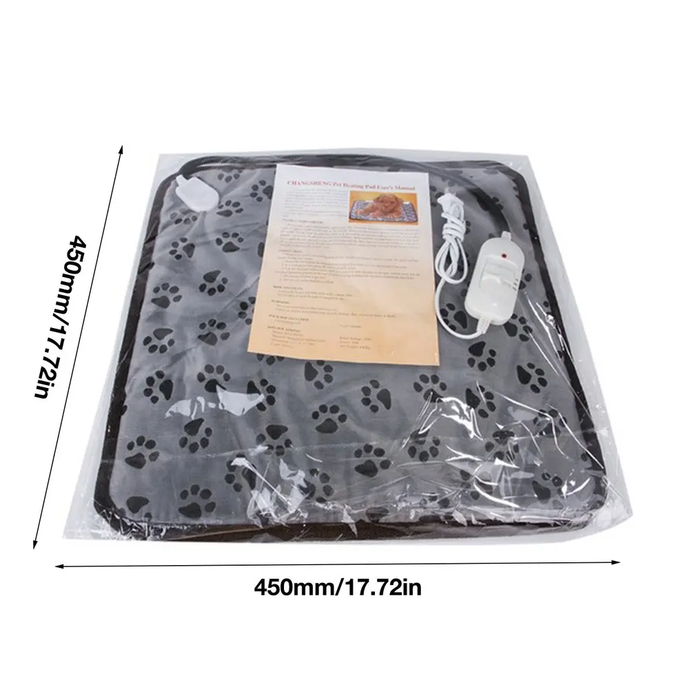 

Waterproof and Bite-resistant Cat and Dog Pet Electric Blanket Warm Mat Lightweight Safe Soft Electric Blanket for Pets US