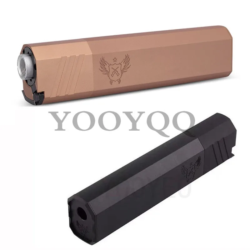 SilencerCo Осьпри 7/8.3-дюймовый имитирующий глушитель для удлинителя ствола 14 мм CCW легкого веса AEG GBB Внешние детали KRISS on.