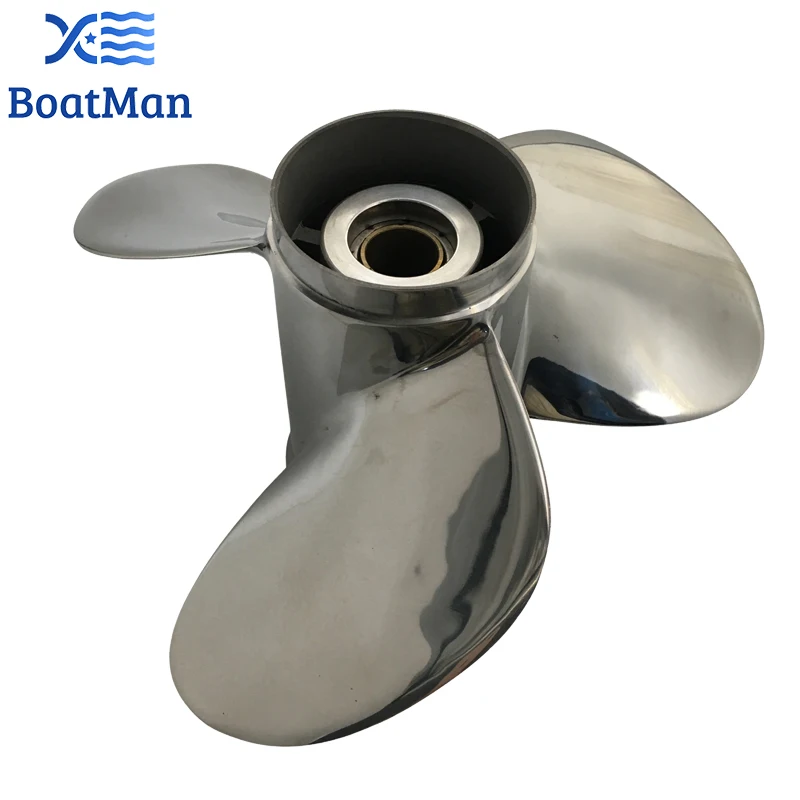 Подвесной пропеллер 11 1/4x14 для двигателя Yamaha T25HP 40HP 50HP 55HP 60HP нержавеющая сталь 13