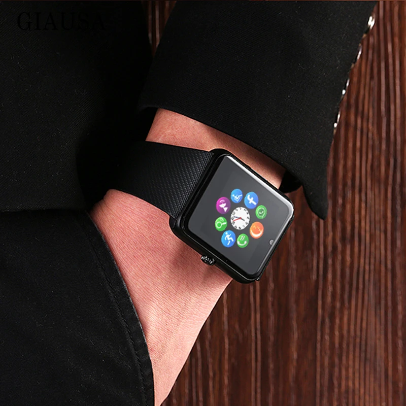 GT08 Смарт-часы с камерой SIM TF карта для Apple Watch мужчин и женщин Android наручные часы