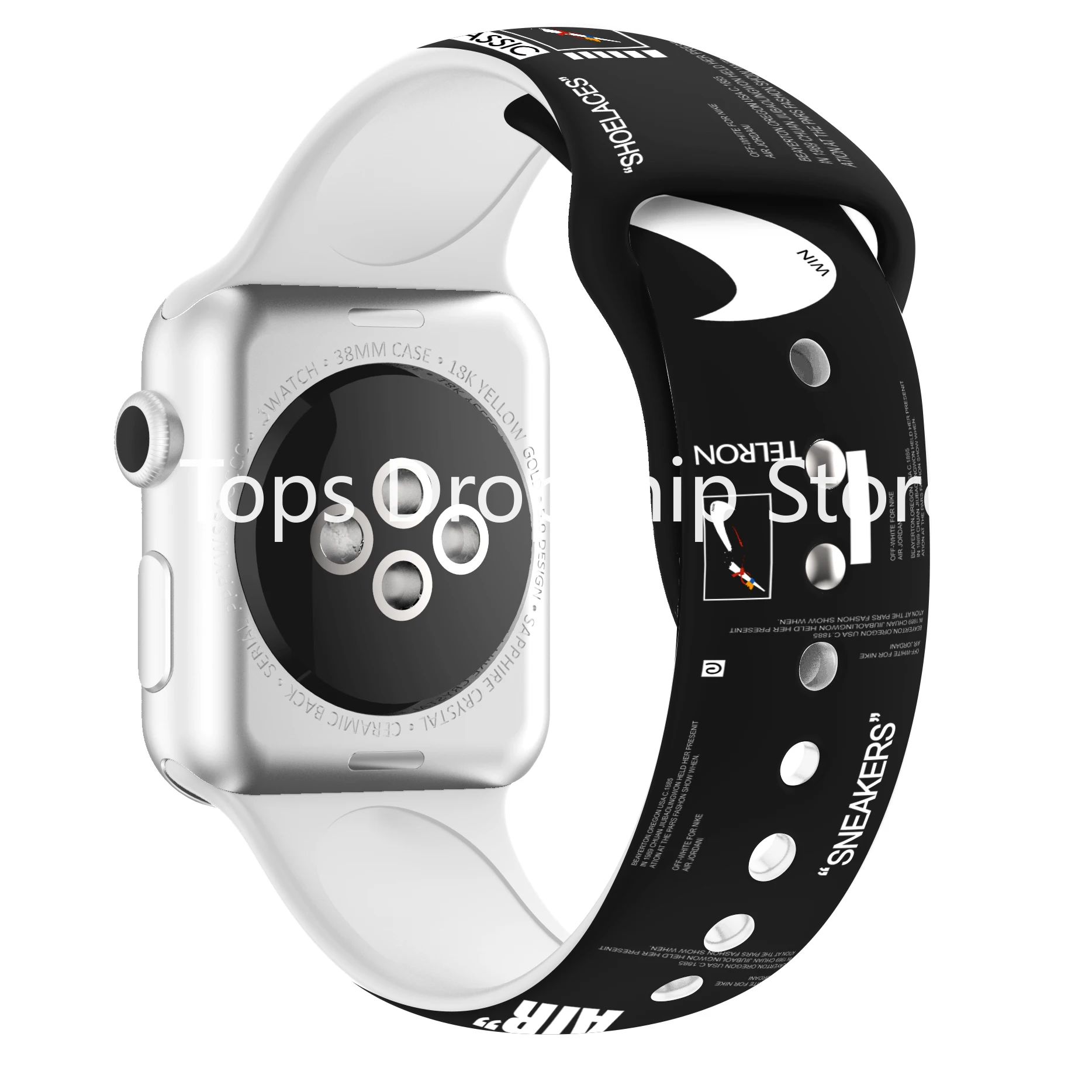 

AJ Silicone Watchbands for Apple Watch Band 44mm 42mm 40mm 38mm Series 3 2 1 6 5 4 Fashion Nike Apple Watch Accessories