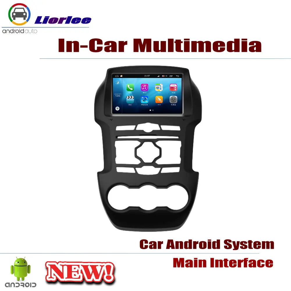 Для Ford Ranger 2011-2013 автомобильный Android плеер DVD GPS навигационная система HD экран Радио