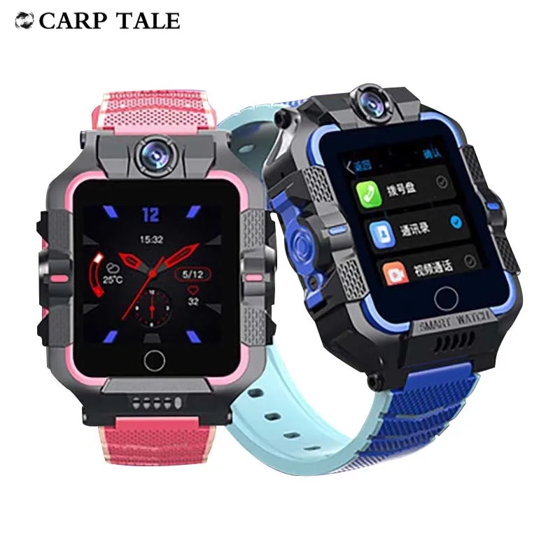 

2020 Children's phone watch GPS watches WiFi video call Support SIM IP67 waterproof smartwatch Alarm clock remote monitoring