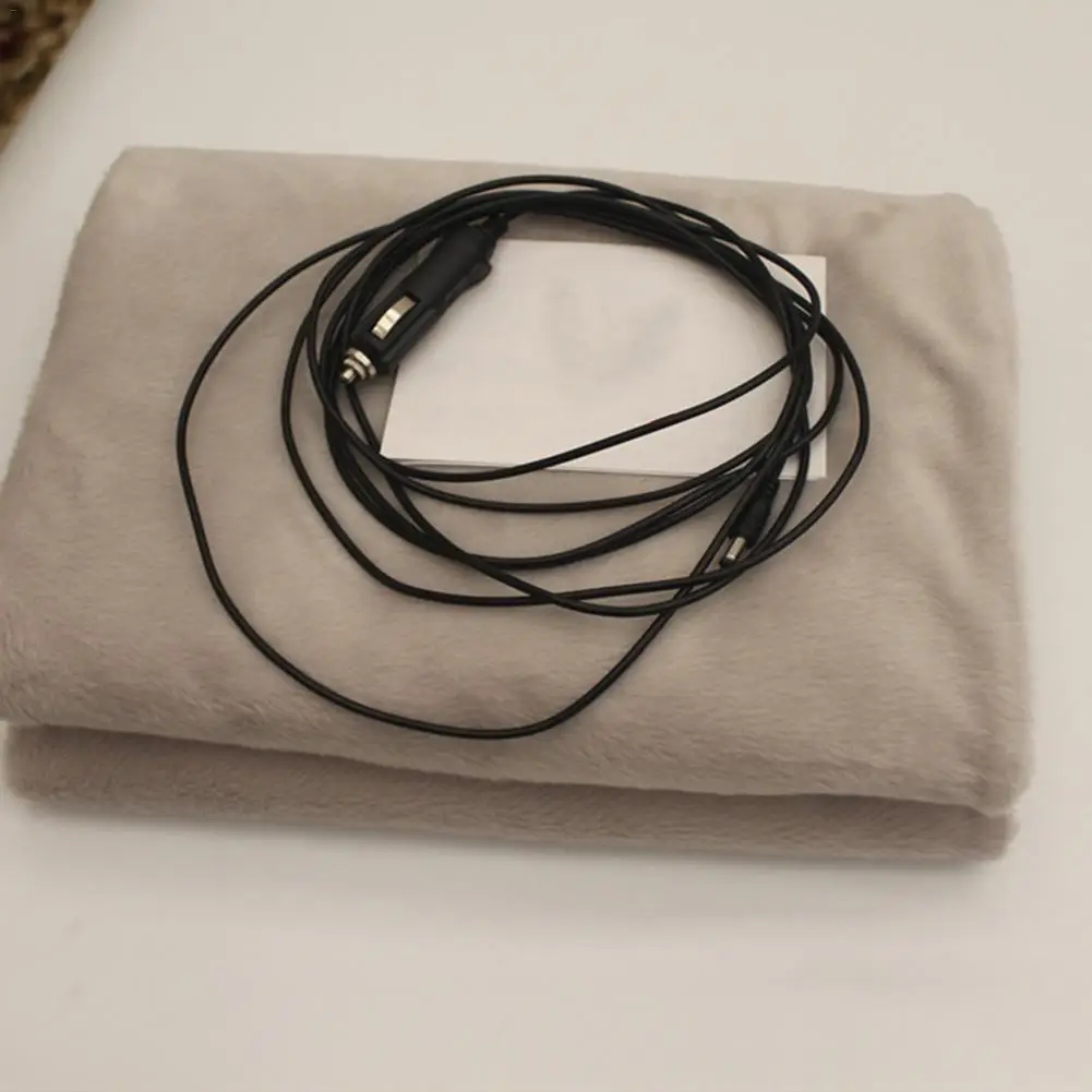 Зимнее теплое одеяло 12 В удобное электрическое для дома и автомобиля путешествий