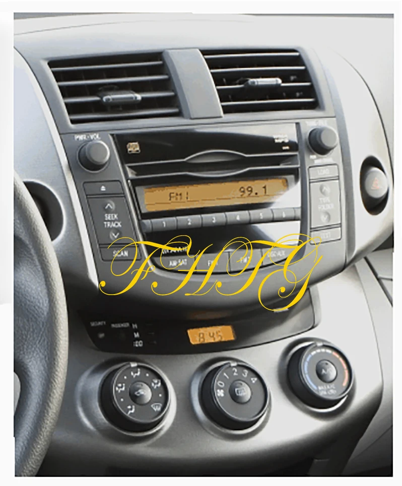 Автомобильный радиоприемник комплект приборной панели подходит для 2006-2012 TOYOTA RAV4