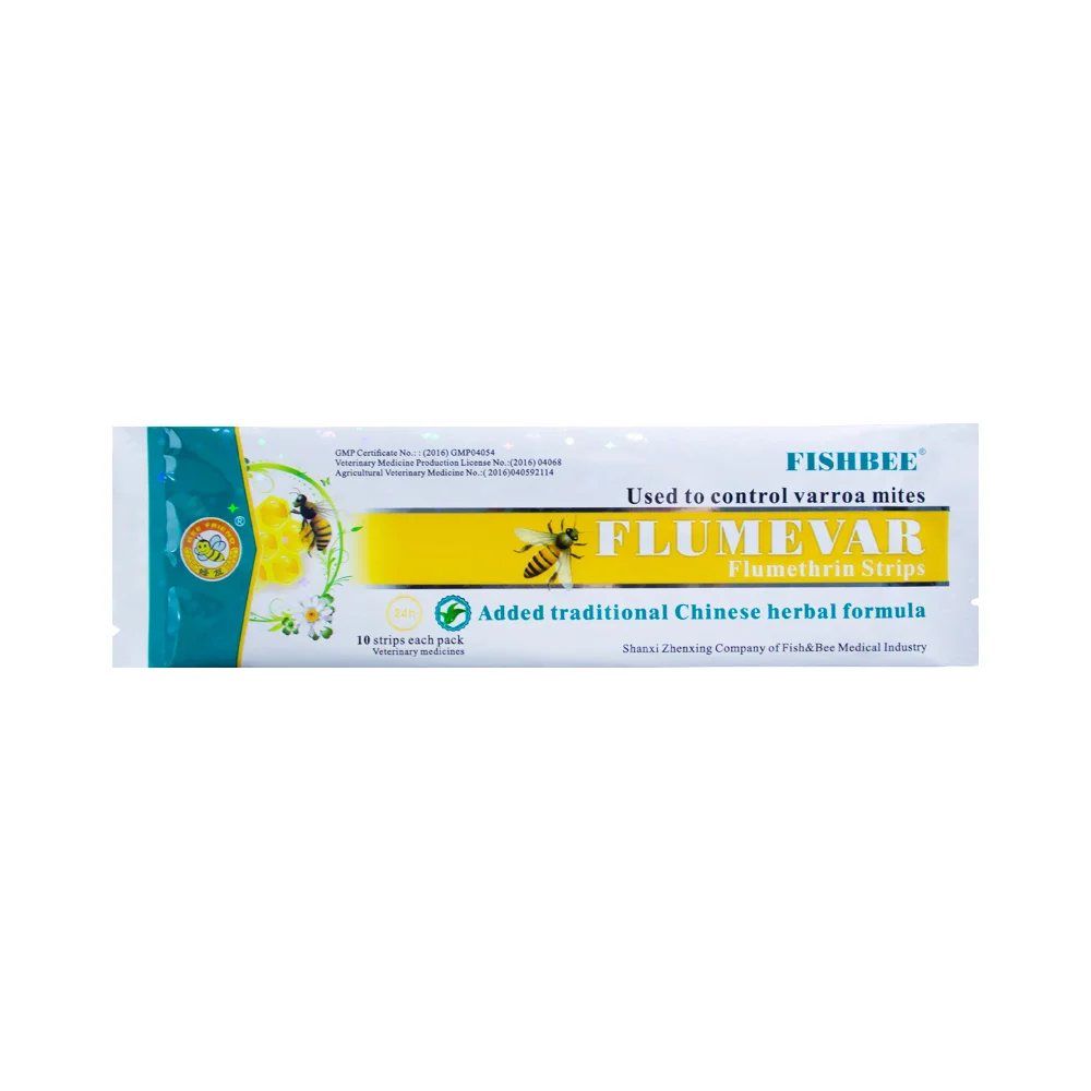 FLUMEVAR flumethrin полоска 10 полосок varroa клеща убийца рыбы с китайской травяной медицины