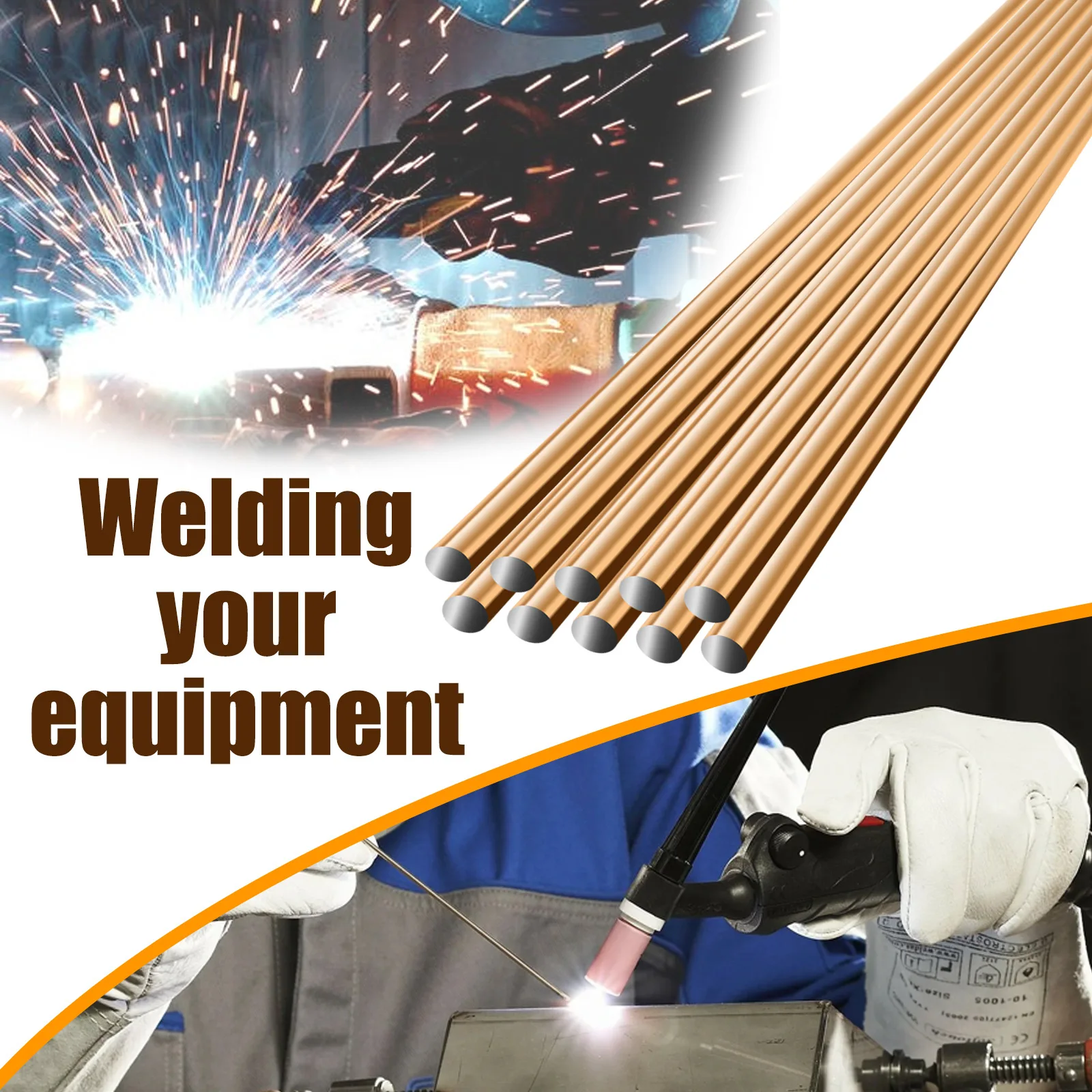 10/20pcs 1.6/2MM Pipe Welding Wire Low Temperature Carbon Steel Weld Flux Soldering Tool Rods Repair Tools High Quality | Инструменты