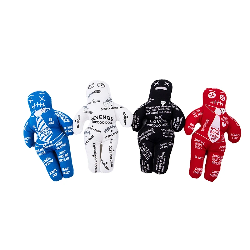 

Bad Boss Voodoo Doll Toys Handmade Polyester Doll Holiday Party Gifts 20cm