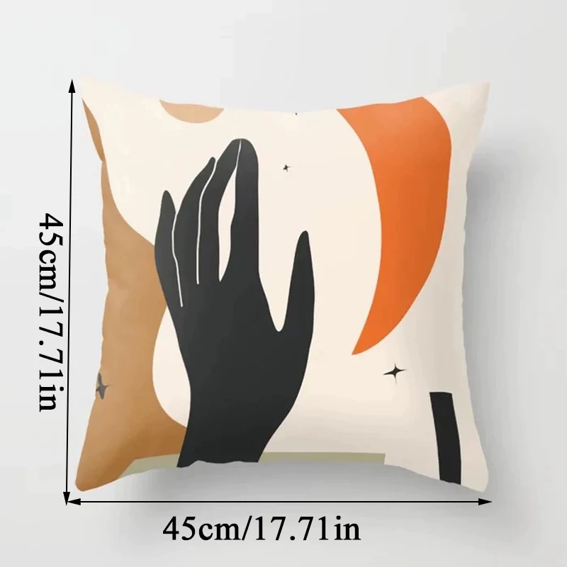 

Nordic Throw Pillows Covers Home Supplies Abstract Cushion Cover Car Decor Pillow Case Waist Throw Cushion Cover Pillowslip