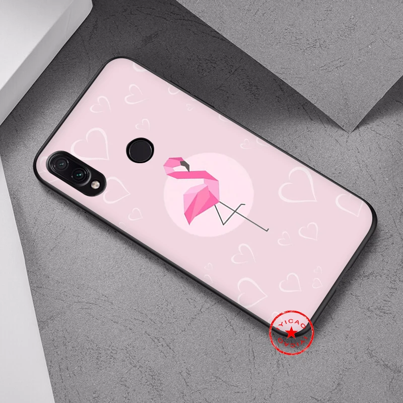 IYICAO Фламинго натуральный мягкий чехол для Xiaomi Redmi Note 8 7 6 5 Pro 5A 4X Мягкий Силиконовый