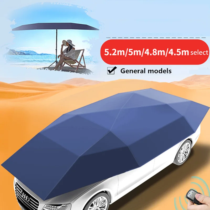 Полностью автоматический складной солнцезащитный козырек мобильный навес