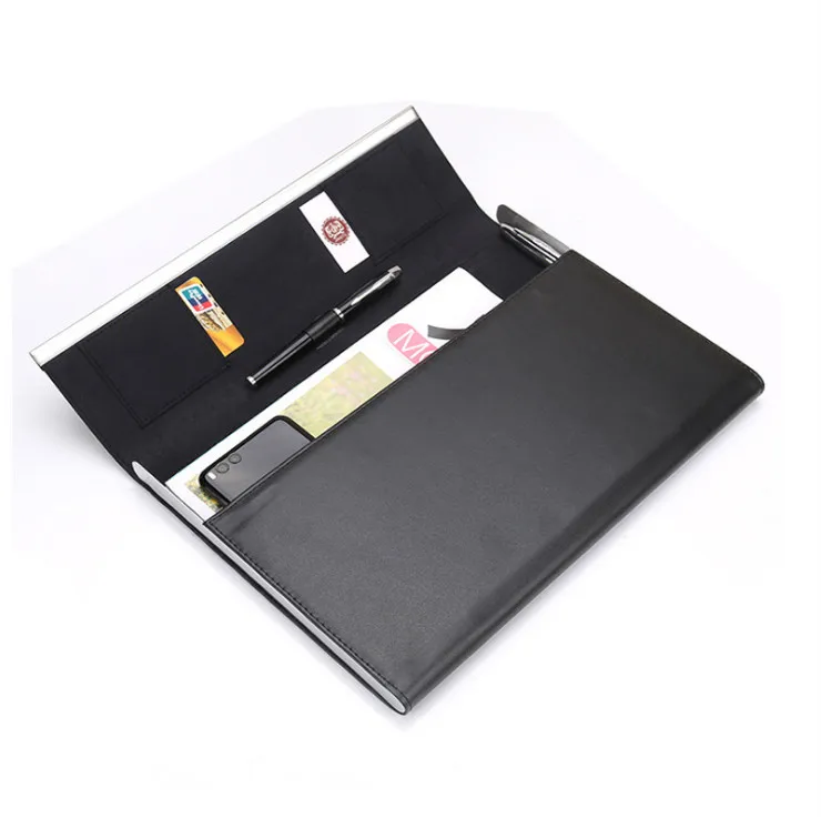 Простая однотонная папка для документов формата А4 вместительная сумка