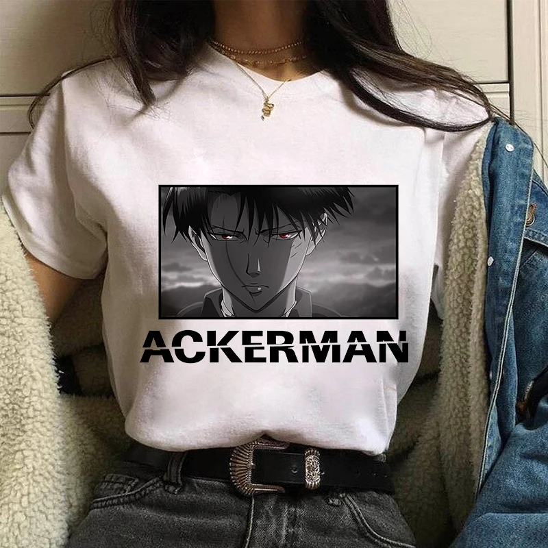 

Футболка Levi Ackerman с рисунком из аниме «атака на Титанов»