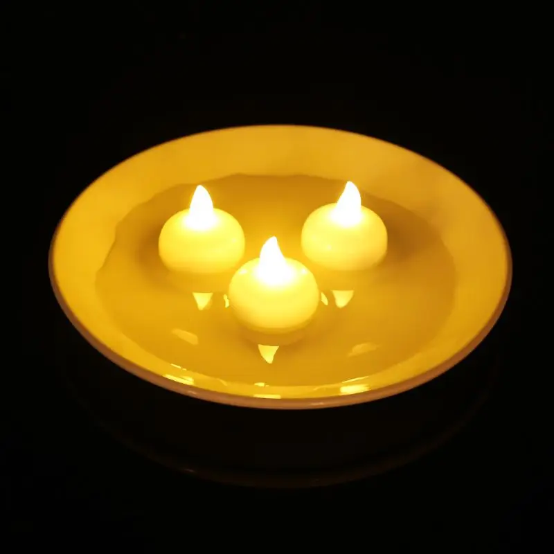 

Waterproof LED Floating Tea Light Flameless Candle Wedding Party Home Decoration G5GB