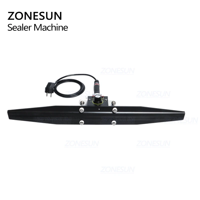 

ZONESUN Direct-heat Pliers impulse sealing machine handheld electric composite Aluminum foil kraft paper packing sealer packer