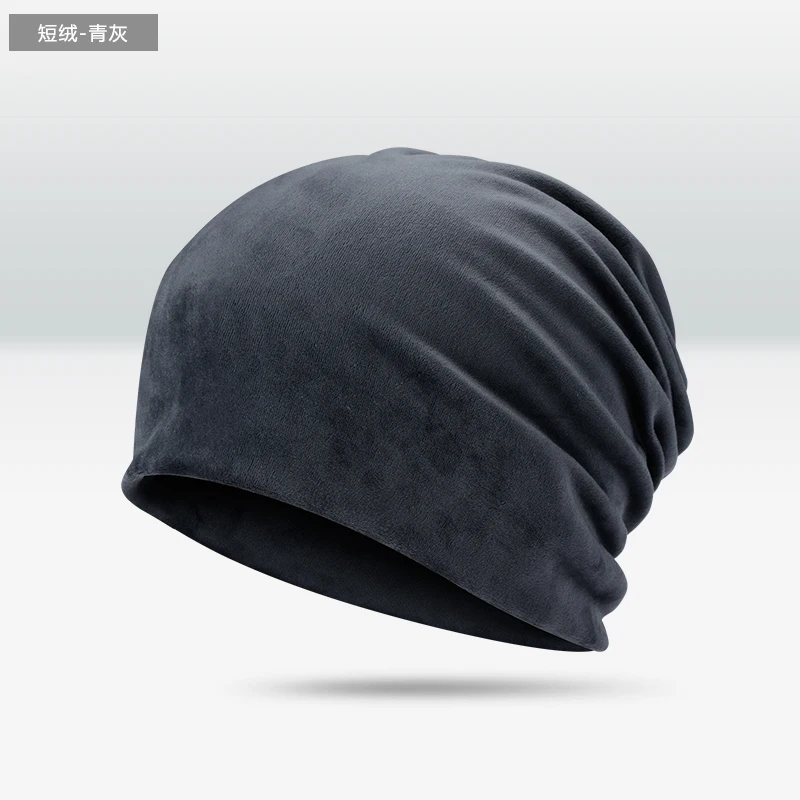 Шапка тюрбан, шапка cc, женская шапка, шапки gorros Mujer invierno, зимние шапки для мужчин, мужские зимние шапочки, зимняя шапка, зимние шапки - Цвет: Dark gray