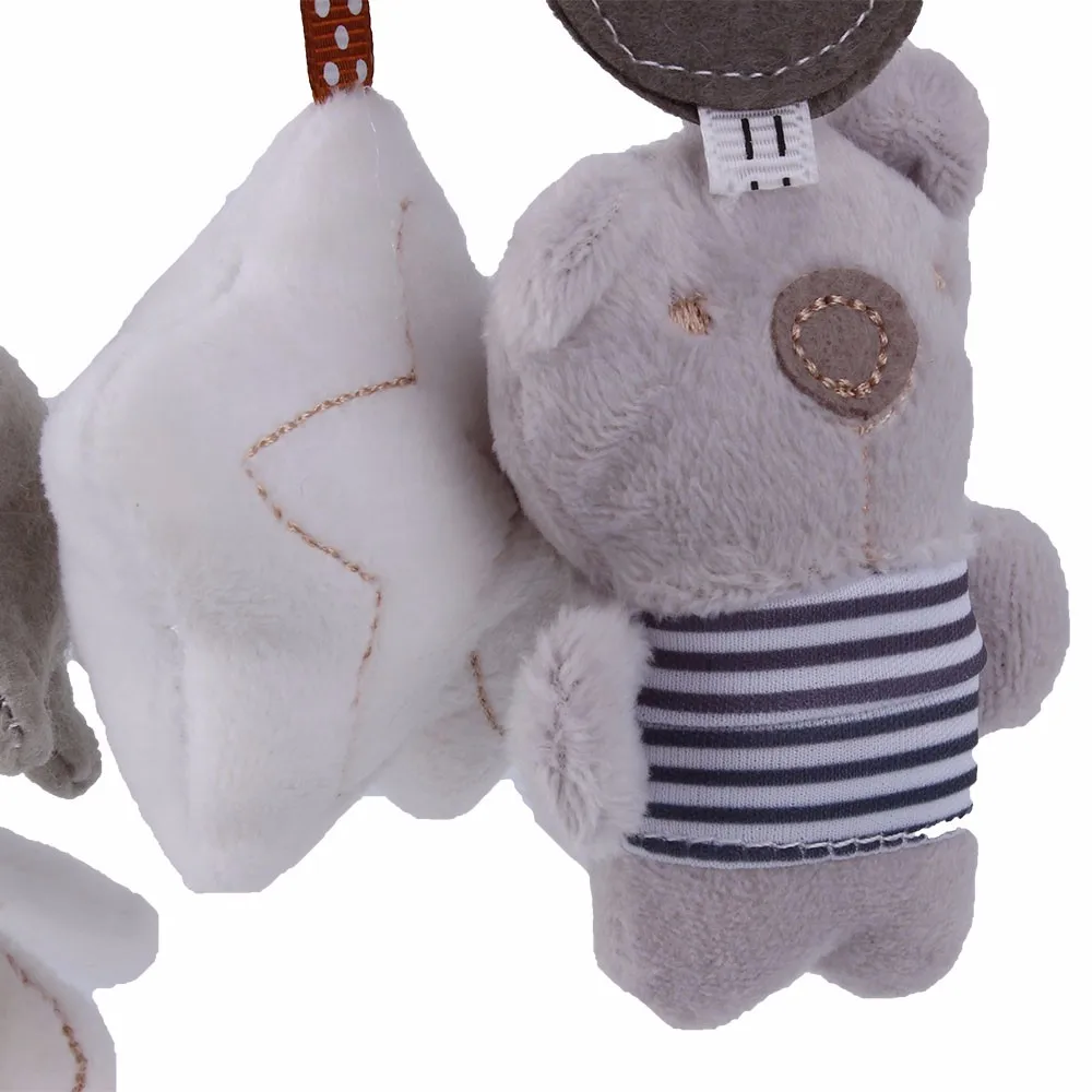 Baby Rattles Toys Plush 0-12 Months Soft Animal Musical Rattle Stroller for Mobile Newborn Bed Cart | Игрушки и хобби
