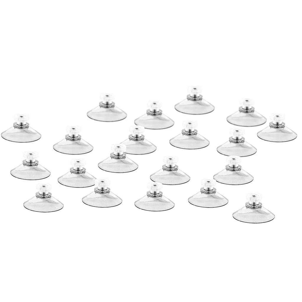 

20Pcs With M4 Thread 40mm Suction Cups With Knurled Nut Clear for kitchen Suction cup with screw Storage Hanger home tools