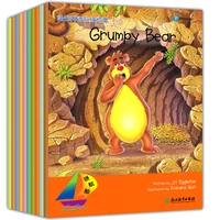 1 set 10 books 1 4 level graded readingbasic articles hand book helping child to read phonics english story picture book