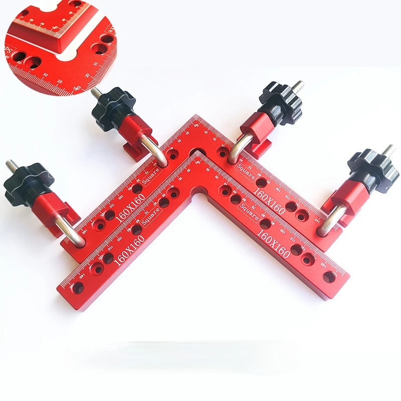 

L-Square Woodworking Puzzle Fixing Clip 90 Degree Right Angle Locating Rule Height Ruler
