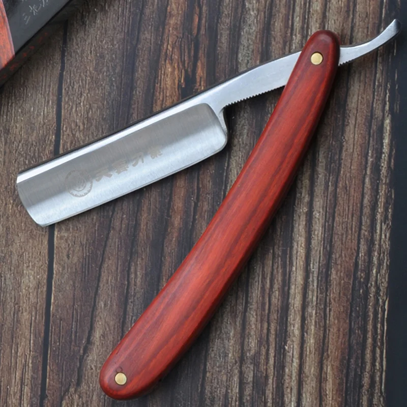

Old Style Household Razor Manual Shaver Professional Straight Edge Stainless Steel Sharp Barber Folding Finely Sharped Blade
