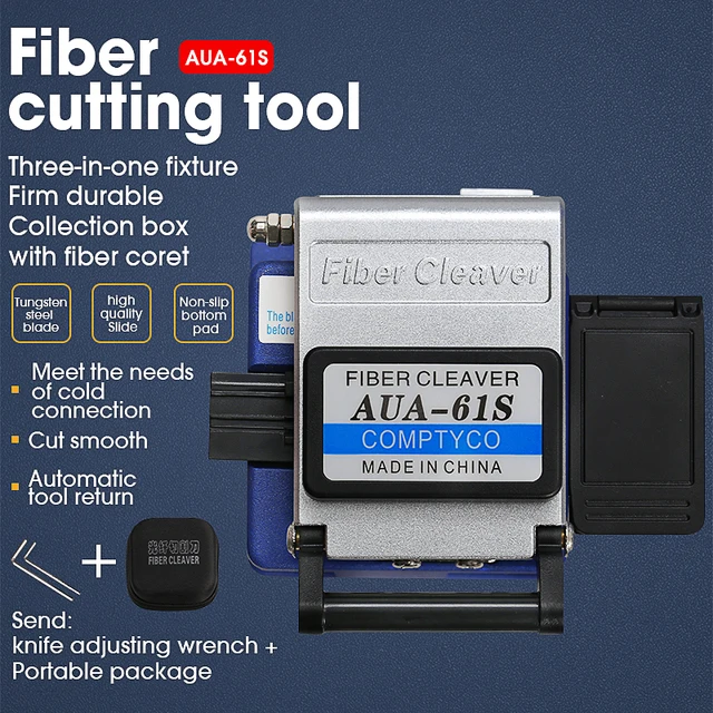 

AUA-6S/61S optical fiber cutting knife cable fiber cleaver Fiber Optic Cutter cold Melt Fiber Cleaver