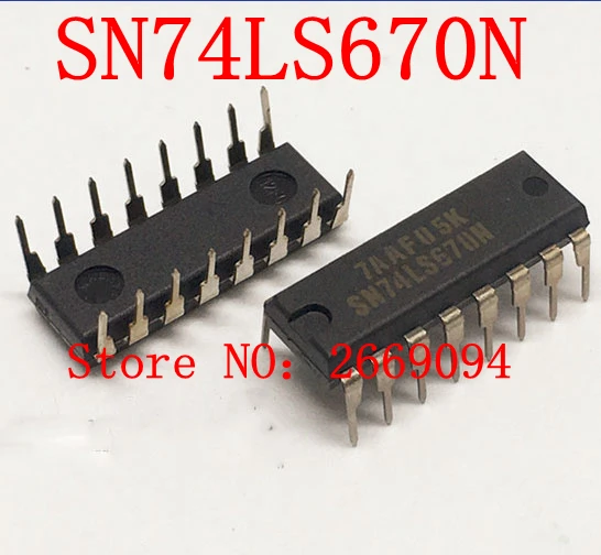 10 шт./50 шт./100 шт. Бесплатная доставка SN74LS670N SN74LS670 74LS670N 74LS670 HD74LS670P 74LS670P HD74LS670 DIP16