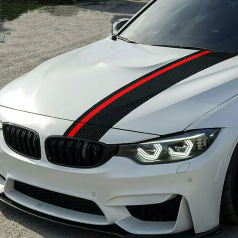 

Vehicle Decal Wrap Sticker 140cm X 18cm 5D Carbon Fiber Accessories Car