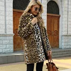 Роскошные Модные леопардовые Длинные куртки с мишкой Тедди женские пальто 2022 зимняя плотная теплая верхняя одежда брендовая модная женская шуба из искусственного меха