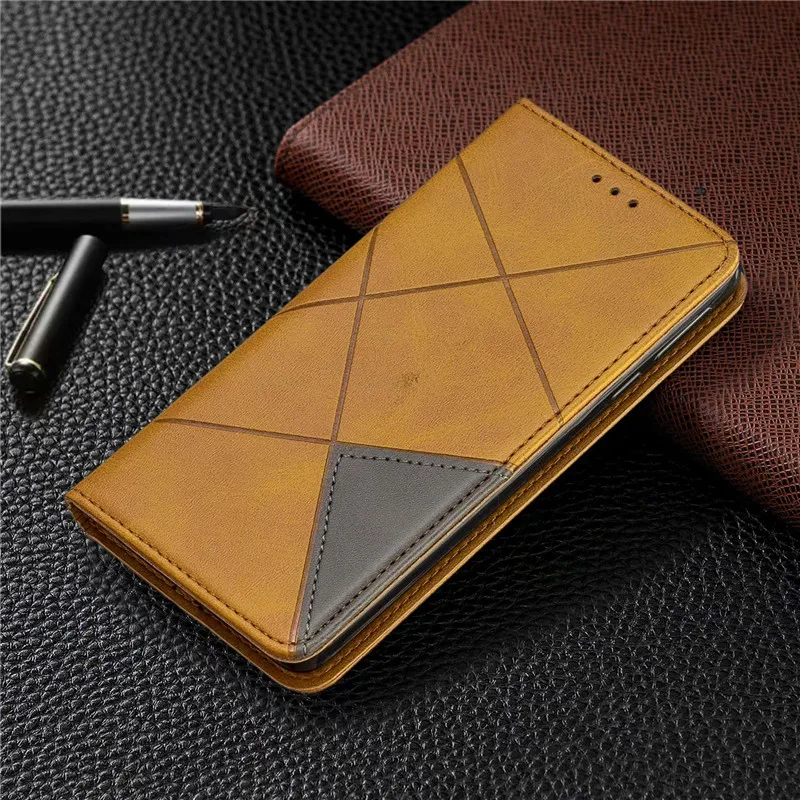 6 цветов роскошный модный геометрический бизнес Магнитный чехол для Nokia 2,2 3,2 1plus 4,2 6,2 7,2 чехол с флип-стойкой
