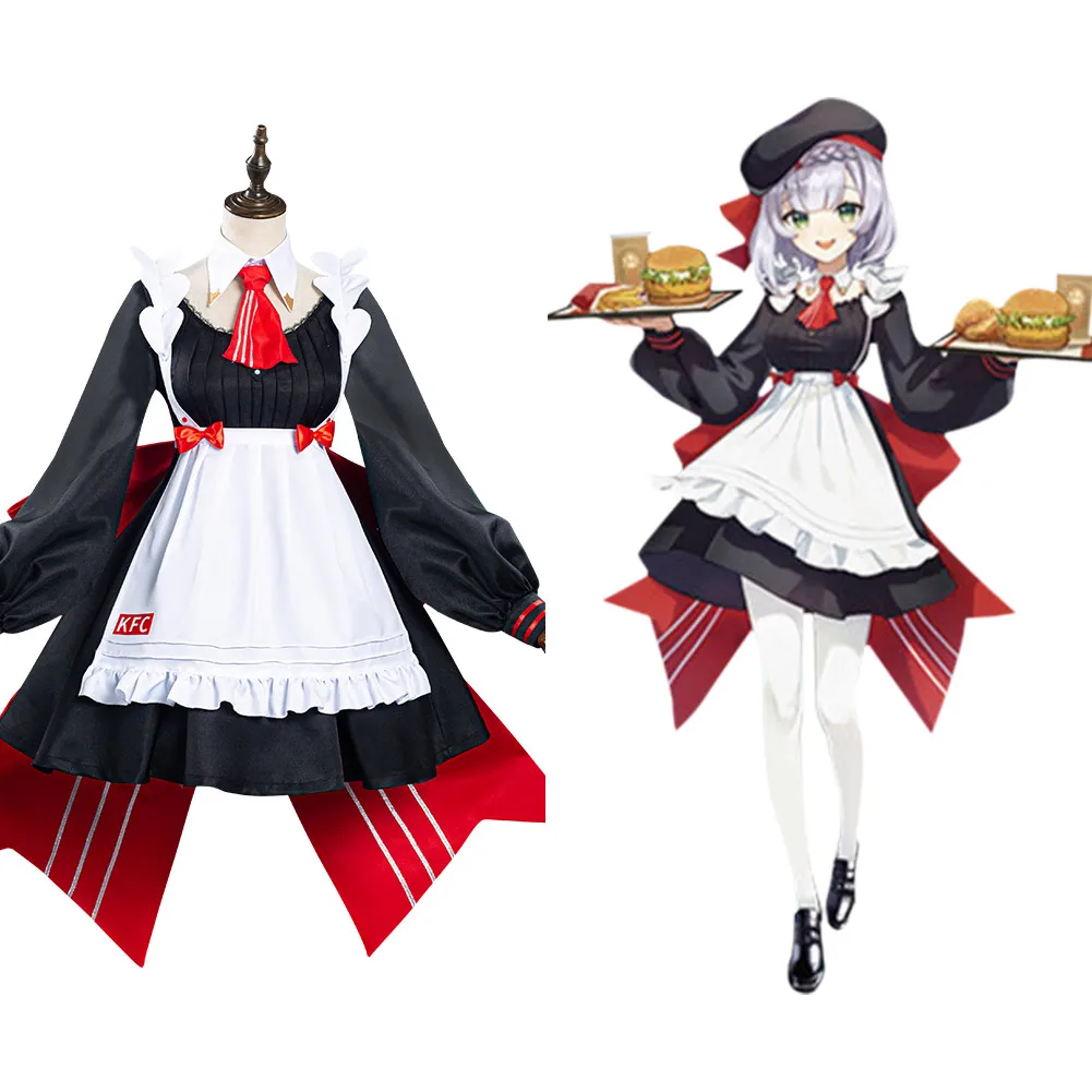 

Genshin Impact Cosplay x KFC Noelle Maid Dress Cosplay Costume Halloween Carnival Suit for Women