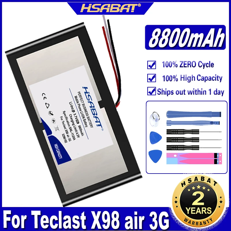 Аккумулятор HSABAT 3095190 на 8800 мА · ч для Teclast X98 air 3G P98 Tablet PC 3 wire AIR p98 P98HD | Компьютеры и