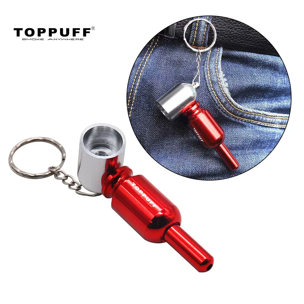 Алюминиевая курительная трубка в виде таблеток 72 мм с металлической чашей