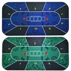 Техасская покерная скатерть, набор для покера в казино, коврик для настольных игр, Настольный коврик для домашних игр, аксессуары для покера