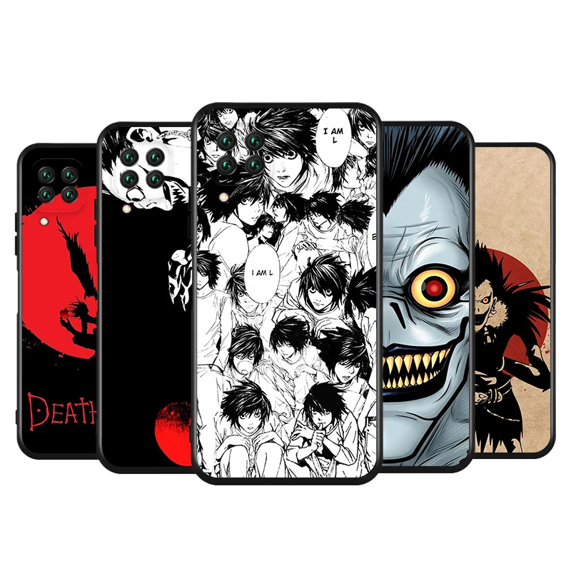 

For Huawei Nova 8 7 6 5 SE 5G 5i Pro 2 3 Lite 2017 Plus 2i 3E 3i 4E 5Z 5E 5T 7i Anime death note Black TPU Phone Case