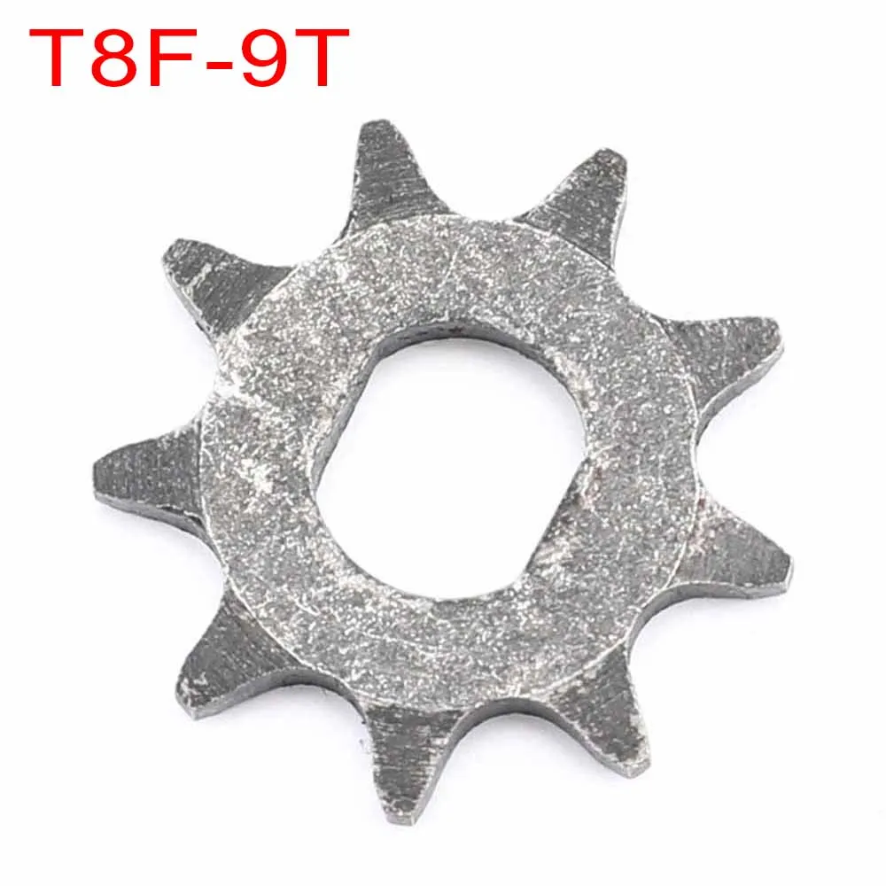 

5pcs T8F-9T 9 Tooth Front Sprocket For 500W 1000W Electric Scooter 43cc 47cc 49cc Mini Pocket Dirt Bike ATV