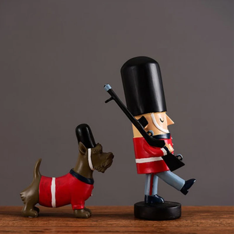 Творческий Гостиная Щелкунчик украшение куклы британский солдат украшения дома