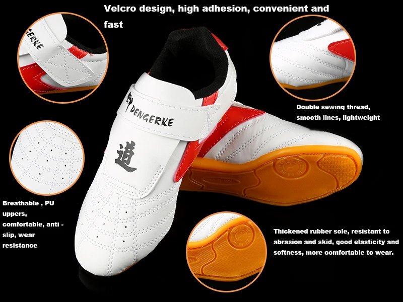 Дышащие детские туфли для тхэквондо обувь боевых искусств карате кунг фу белая