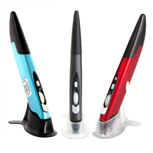 2 4G Мышь Беспроводной оптическая ручка воздушная регулируемый 500 / 1000 Точек на