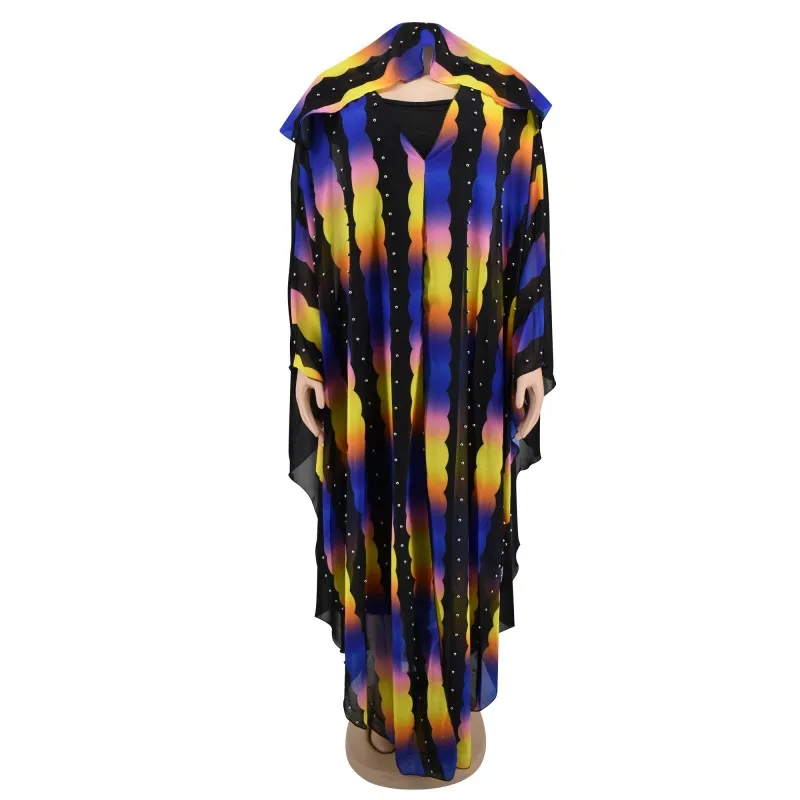 Осенние африканские платья с длинным рукавом для женщин африканская одежда