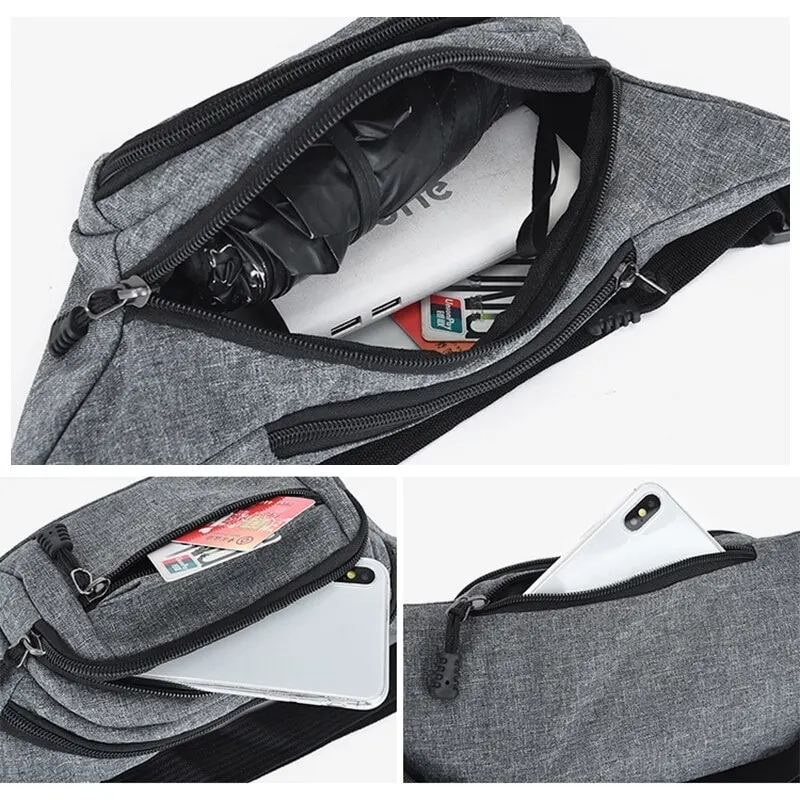 

2021 Men Waist Bag Women Simple Leisure Fashion Oxford Waist Packs Ladies Waist Bags Designer Mobile Phone Pouch