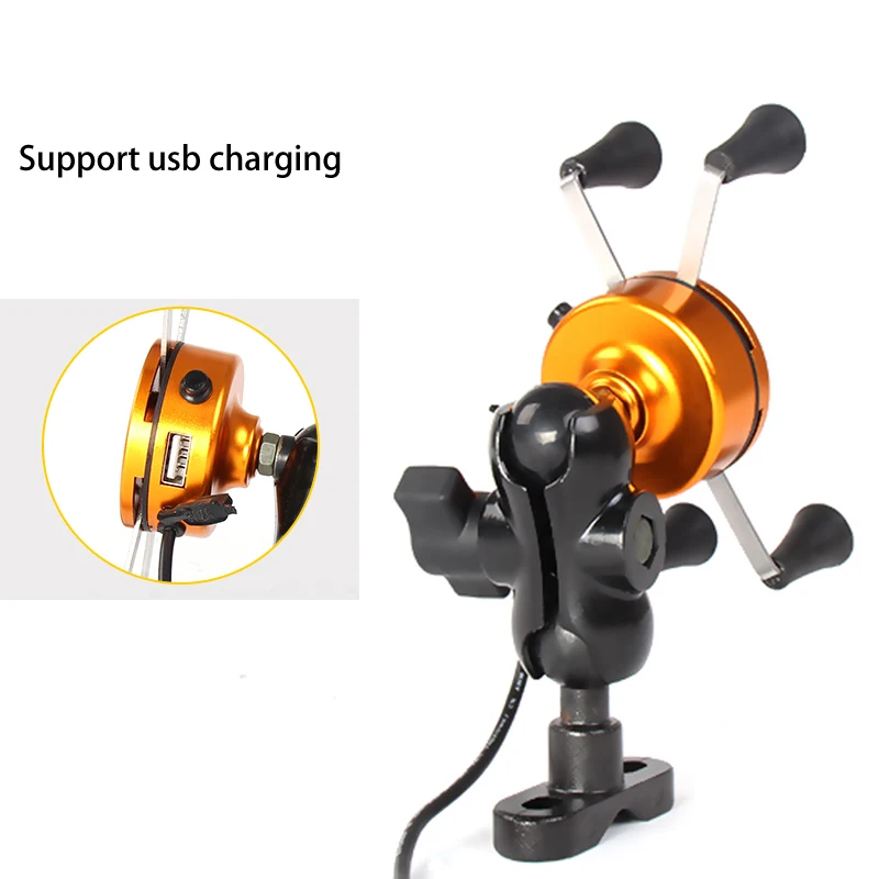 Мотоцикл MOTOWOLF держатель телефона мобильный телефон USB зарядка поддержка