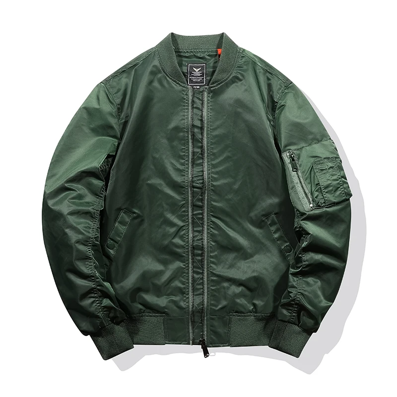 

Military tactical Male Army MA-1 Flight Bomber Jacket Baseball Varsity College Pilot Air Force Waterproof spring Coat For Men