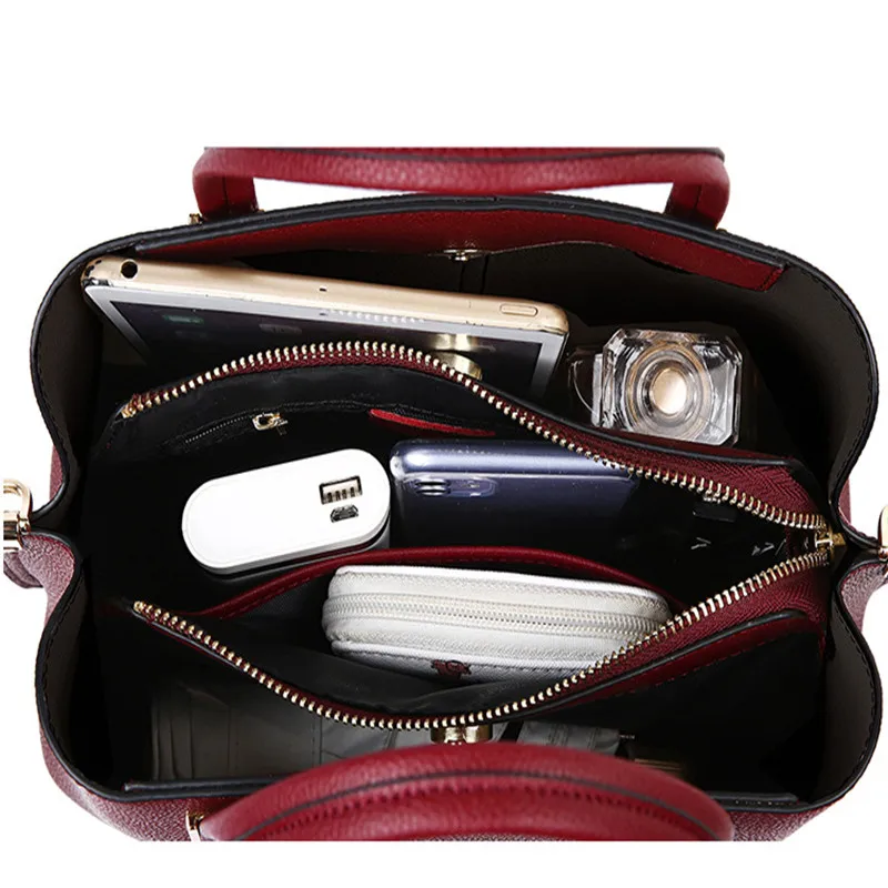 

Bags for Women 2021 New Fashion Shoulder Handbags High Quality Genuine Leather Bucket Bags Larger Capacity Ccrossbody Bags Gg Cc