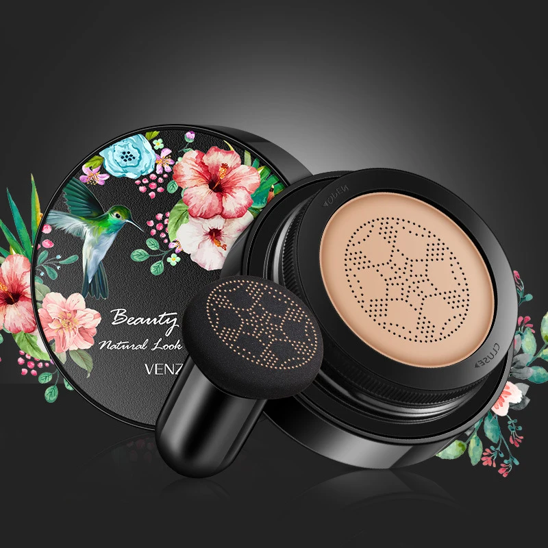 

SUNISA New Mushroom Head Make Up Air Cushion Moisturizing Foundation Air-permeable Natural Brightening Makeup BB Cream TSLM1